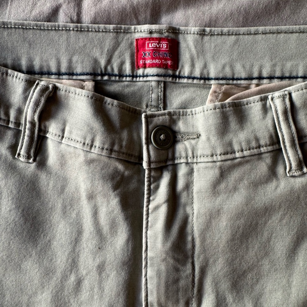 Levi's Light Mossy Gray Tapered Chino
